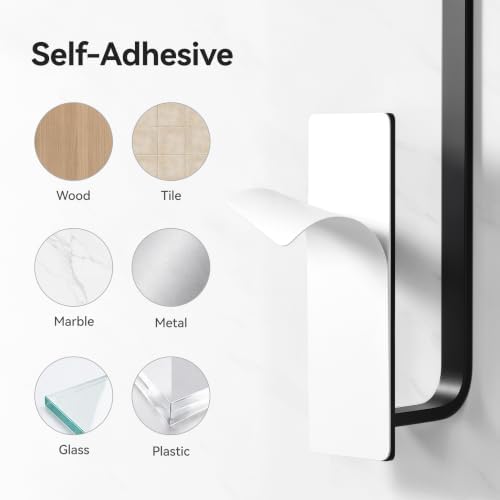 Self-Adhesive Stainless Steel Paper Towel Holder – Wall & Under Cabinet