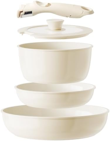 Redchef 5-Piece Ceramic Nonstick Cookware Set