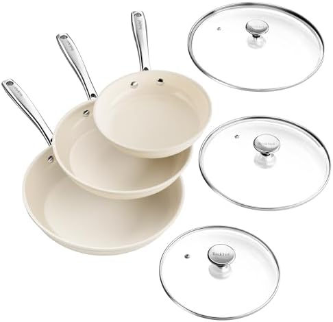 Redchef Ceramic Nonstick Frying Pan Set – 8, 9.5 and 11 Inch