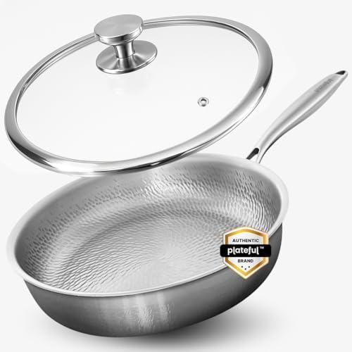 Plateful 12 Inch Titanium Frying Pan – Naturally Nonstick