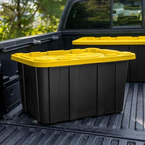 Sterilite 27 Gallon Industrial Storage Tote – 4 Pack