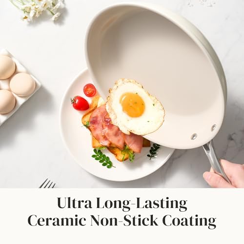 Redchef Non Stick Frying Pans Set, 8/9.5/11 Inch Ceramic Nonstick