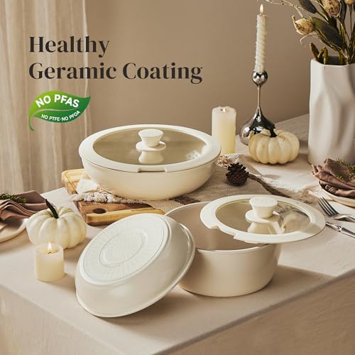 Redchef 5-Piece Ceramic Nonstick Cookware Set