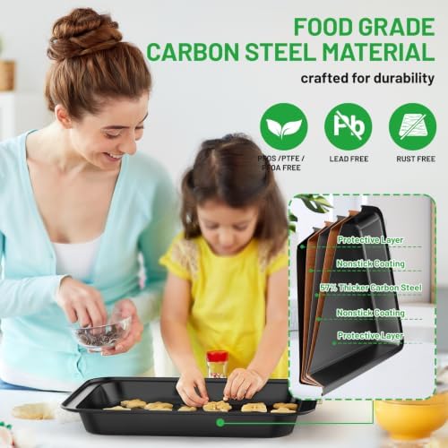 Non-Stick Bakeware Set – Baking Pans & Trays