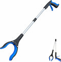 POPDA 32-Inch Foldable Reacher Grabber Tool with Rotating Jaw & Magnet