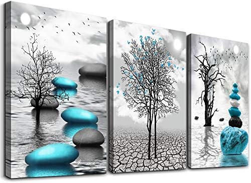 DZRWUBHS 3-Piece Abstract Canvas Wall Art – Modern Wall Decor