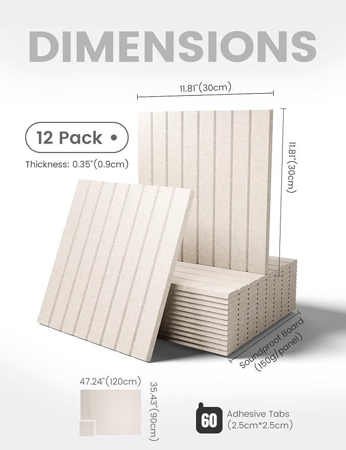 Fluxynara Large Felt Bulletin Board – 12-Pack, 48" × 36"