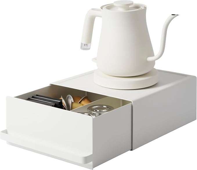 YAMAZAKI Home Tower Kitchen Appliance Rack with Drawer
