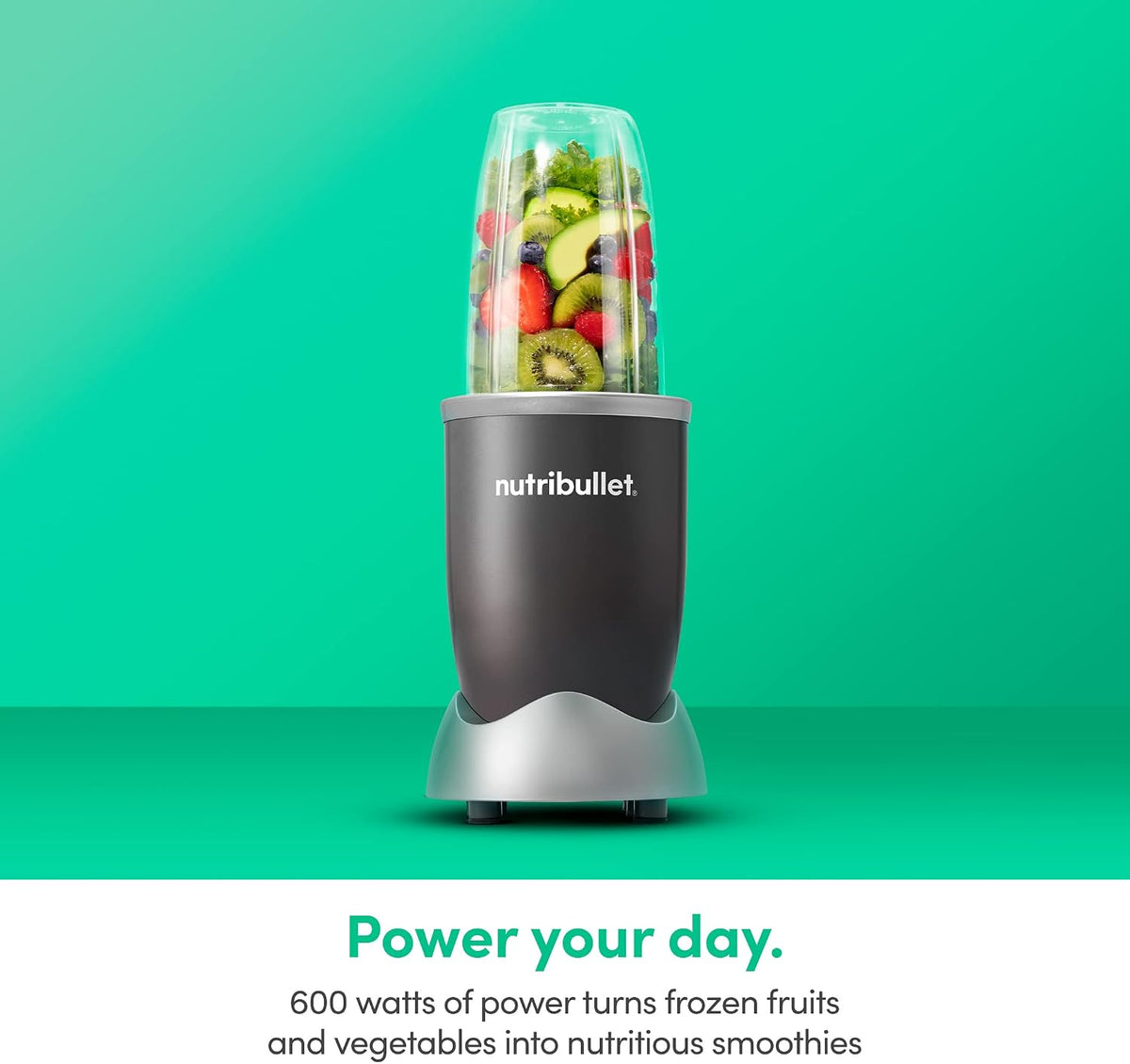 NutriBullet Personal Blender, 600W, 24 oz, NBR-0601WM - image 6
