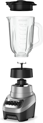 BLACK+DECKER PowerCrush Blender, 6-Cup Glass Jar, 700W, BL1230SG - image 2