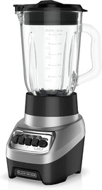 BLACK+DECKER PowerCrush Blender, 6-Cup Glass Jar, 700W, BL1230SG