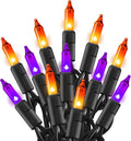 TW SHINE Halloween String Lights – 20FT Purple & Orange