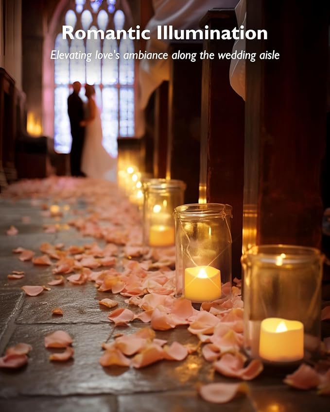 Homemory 24-Pack Flameless LED Tea Light Candles