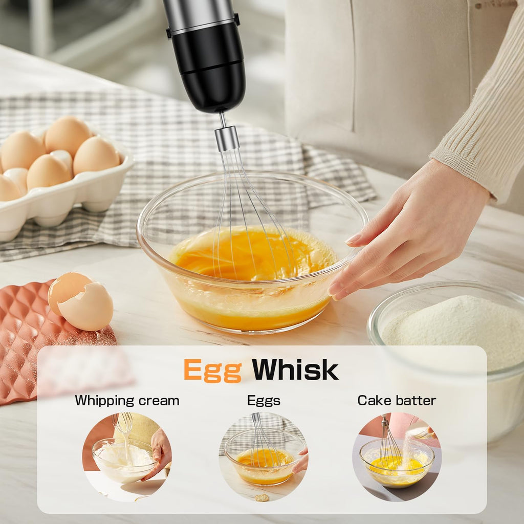 Turelar 3-in-1 Immersion Blender Set, 1100W, HB-8805 - image 4