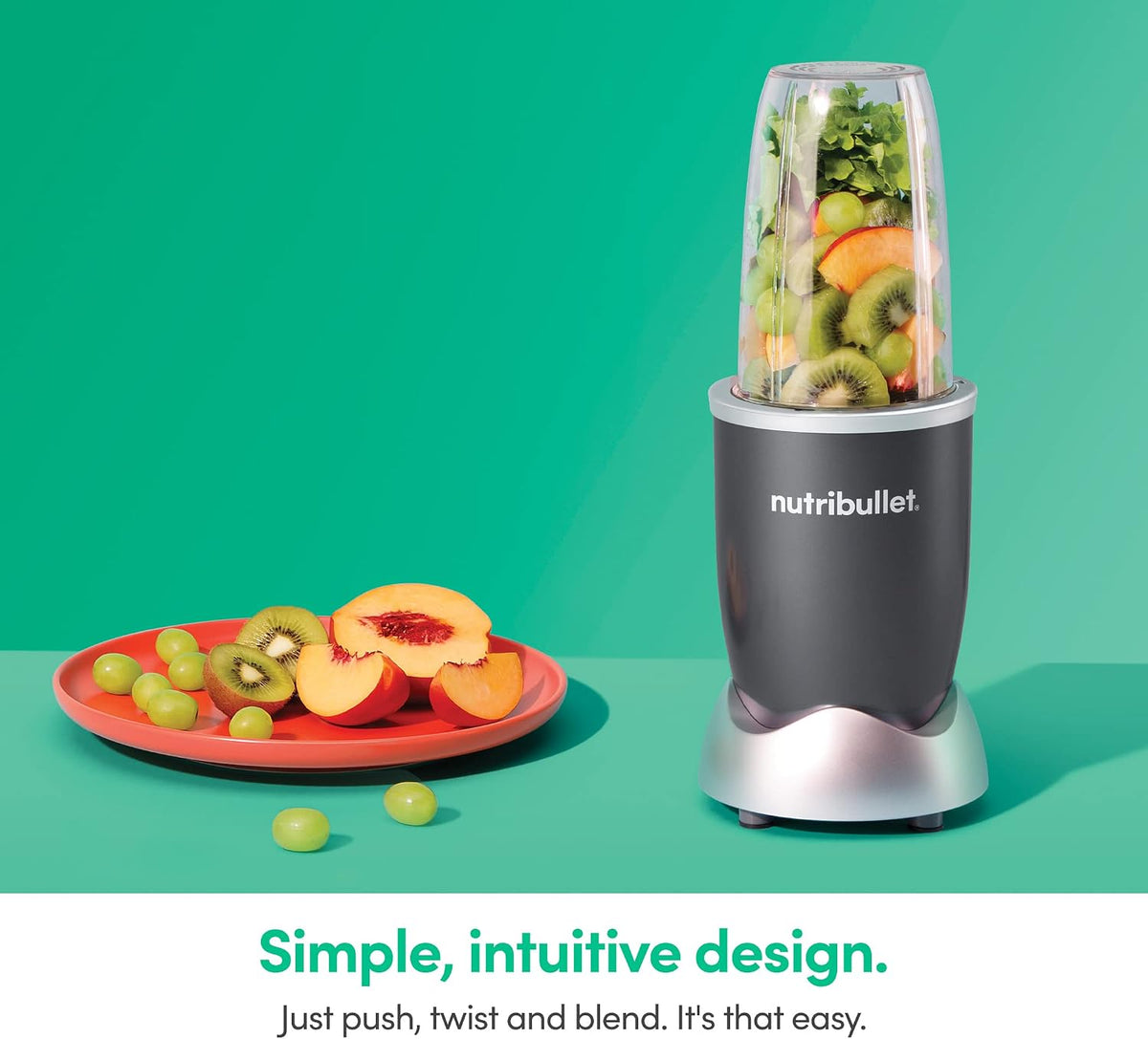 NutriBullet Personal Blender, 600W, 24 oz, NBR-0601WM - image 5