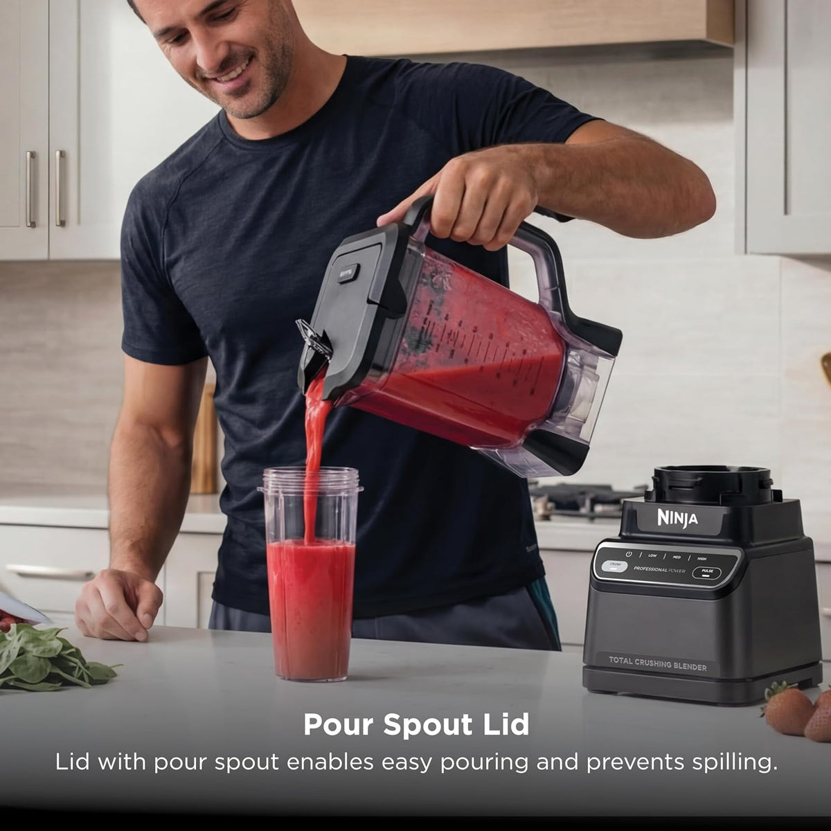 Ninja Professional Blender 2.0, 1200W, Auto-iQ, 72 oz Pitcher, BR201AMZ - image 5