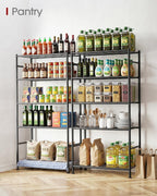 Sakugi 5-Tier Heavy Duty Storage Shelves, Black - image 2
