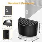 DORESshop Dimmable Dusk-to-Dawn LED Night Lights, 3000K, 2-Pack - image 4