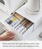 YAMAZAKI Home Tower Kitchen Appliance Rack with Drawer