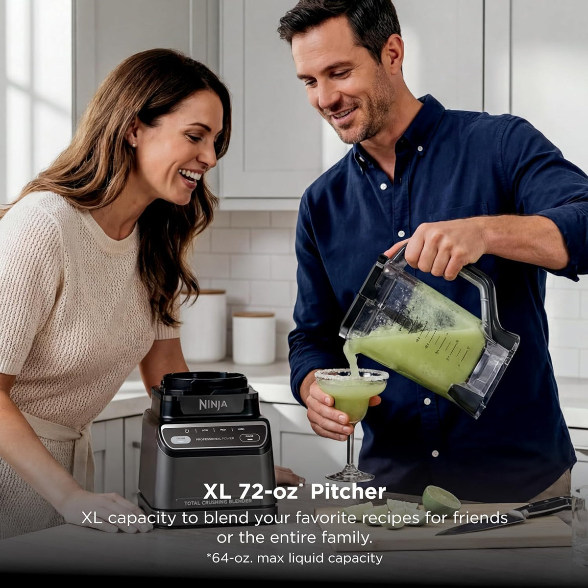 Ninja Professional Blender 2.0, 1200W, Auto-iQ, 72 oz Pitcher, BR201AMZ - image 3