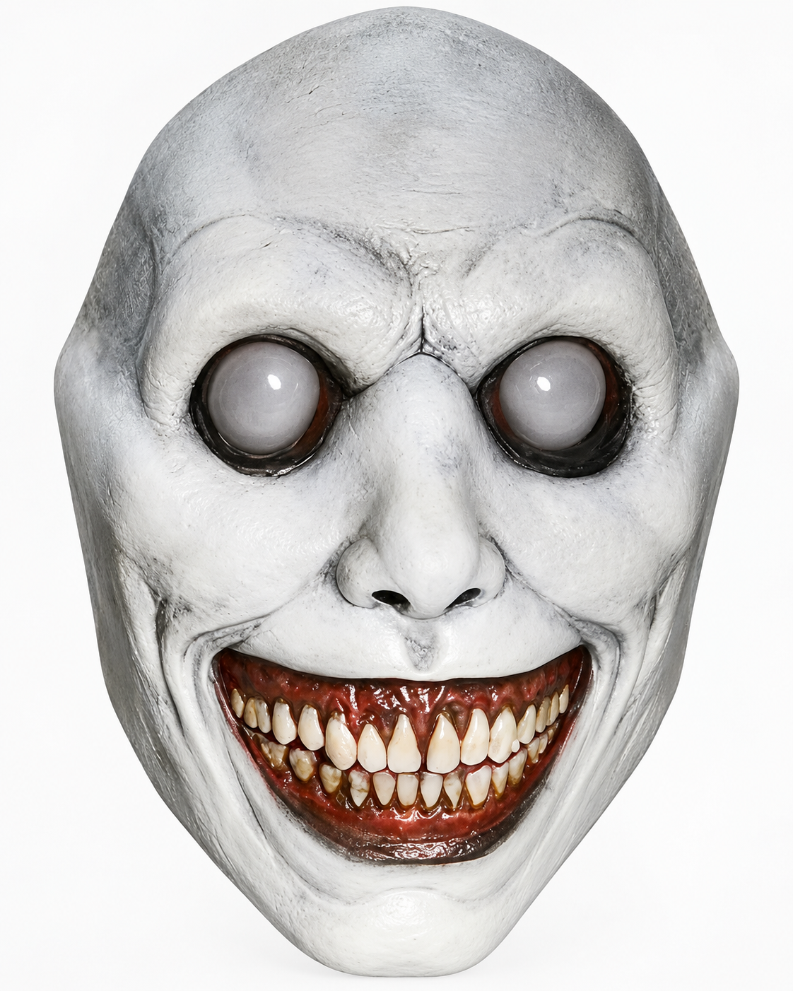 Realistic Smiling Demon Halloween Mask – Adult Latex Horror Mask