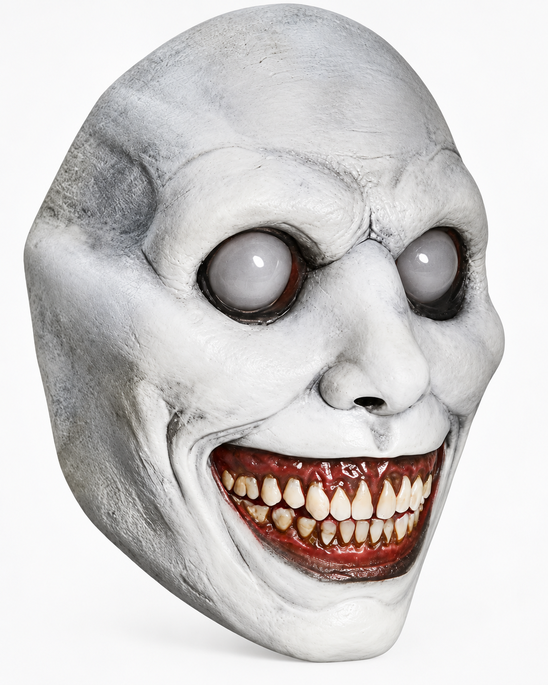 Realistic Smiling Demon Halloween Mask – Adult Latex Horror Mask