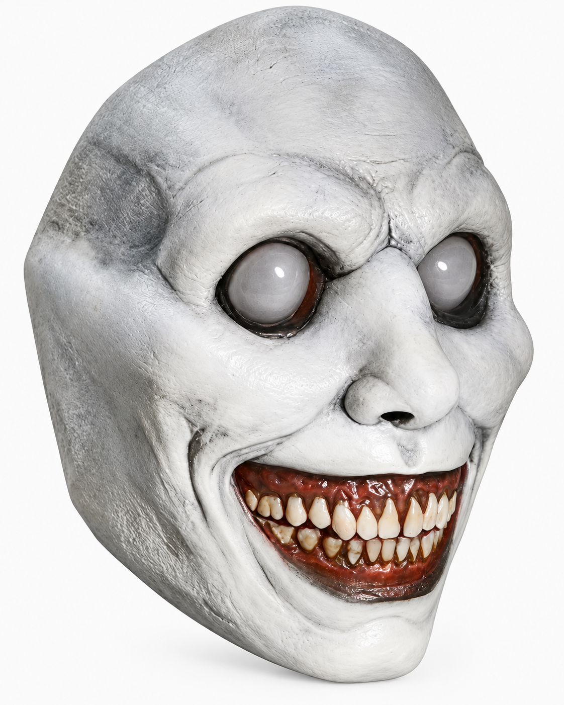 Realistic Smiling Demon Halloween Mask – Adult Latex Horror Mask