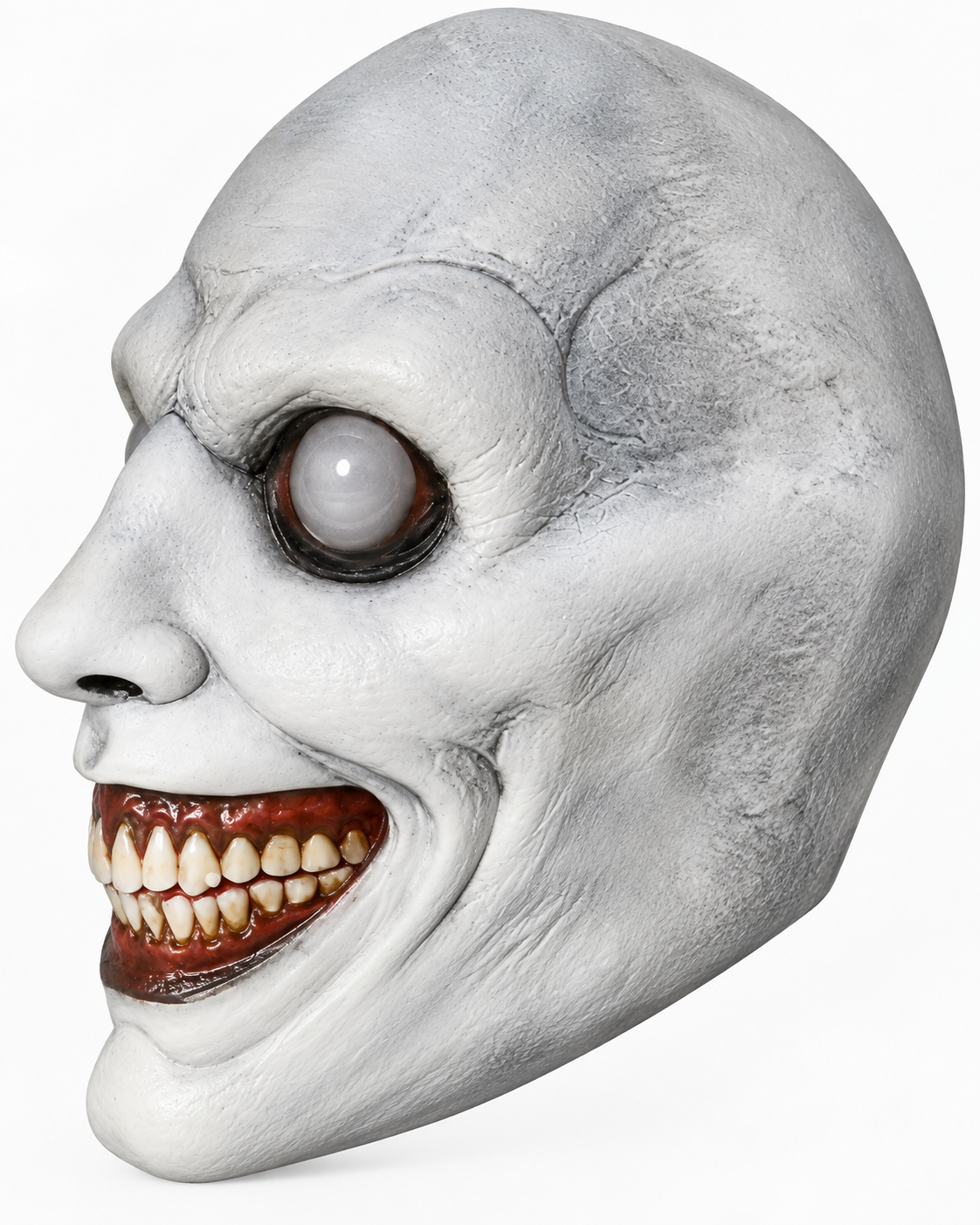 Realistic Smiling Demon Halloween Mask – Adult Latex Horror Mask