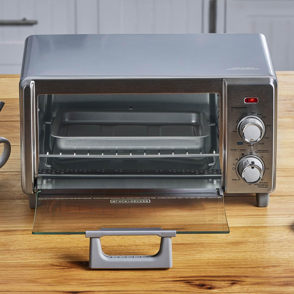 4-Slice Air Fry Toaster Oven – 5-in-1 Countertop Oven