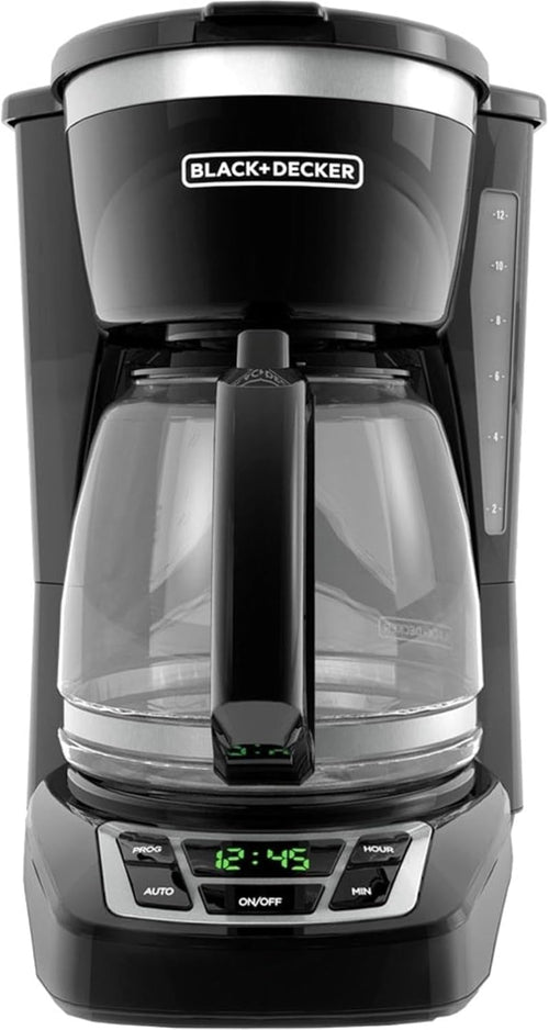 12-Cup Drip Coffee Maker – Vortex Brewing, Programmable Coffee Machine