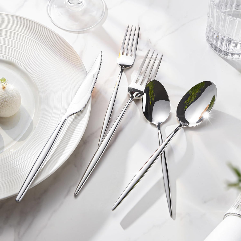 20-Piece Stainless Steel Flatware Set for 4 – 18/10 Silverware