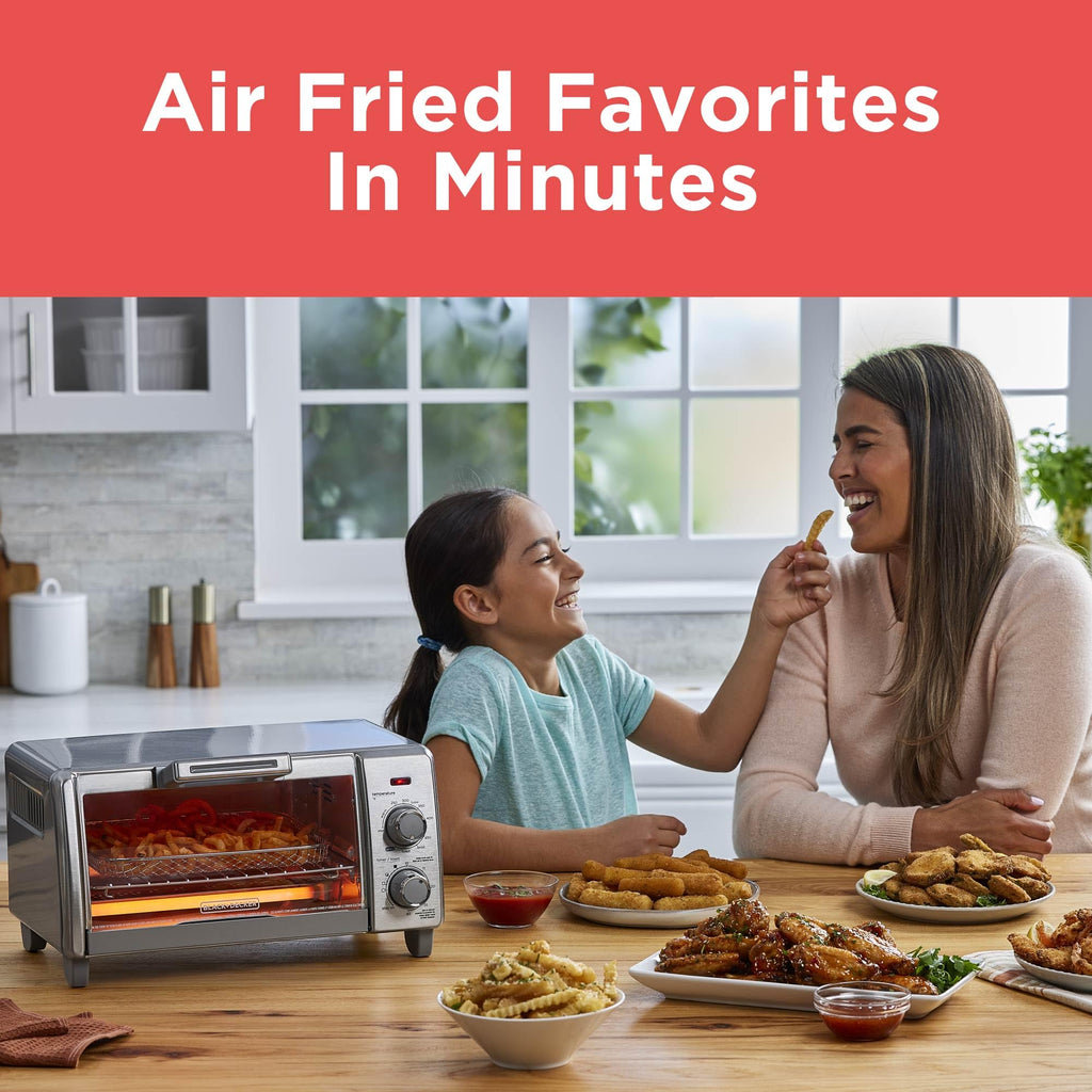 4-Slice Air Fry Toaster Oven – 5-in-1 Countertop Oven