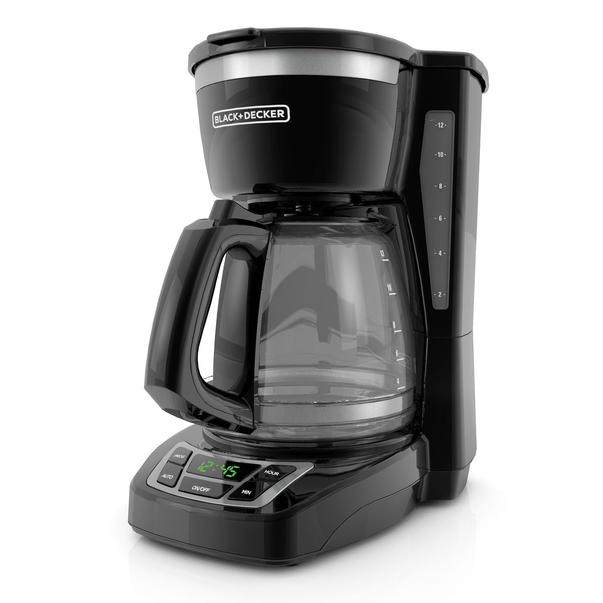 12-Cup Drip Coffee Maker – Vortex Brewing, Programmable Coffee Machine