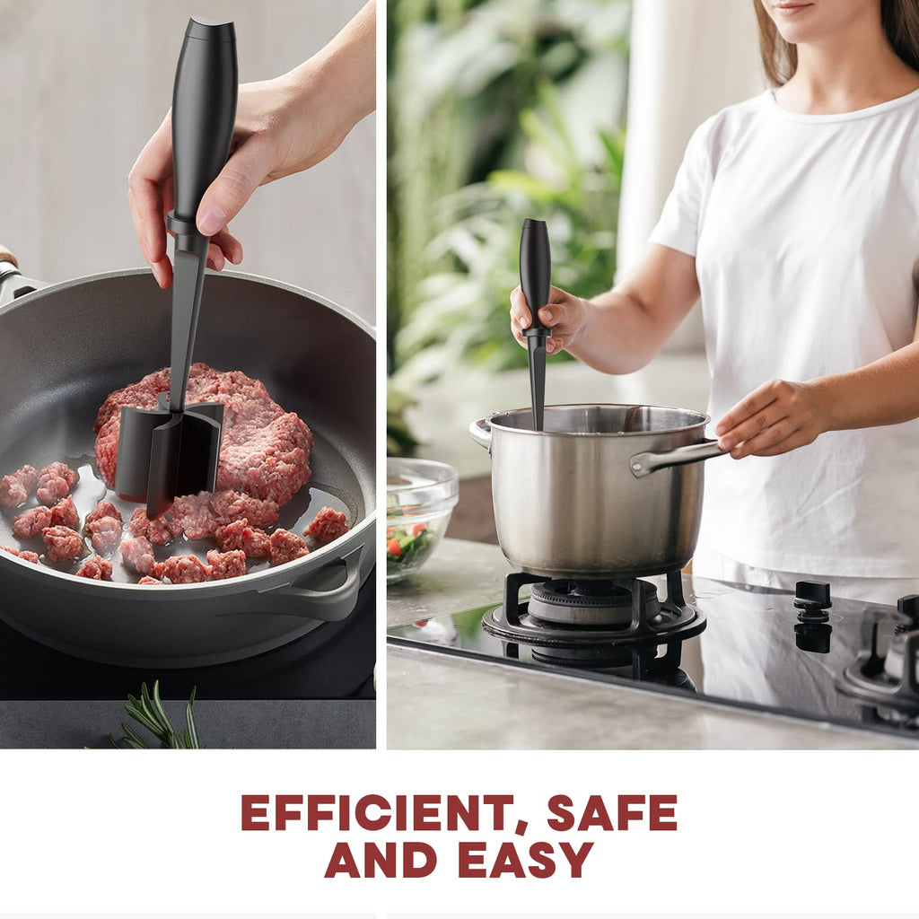 Meat Chopper & Hamburger Grinder – Ground Beef Smasher