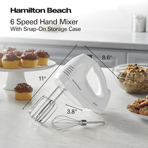 6-Speed Electric Hand Mixer – QuickBurst Kitchen Mixer