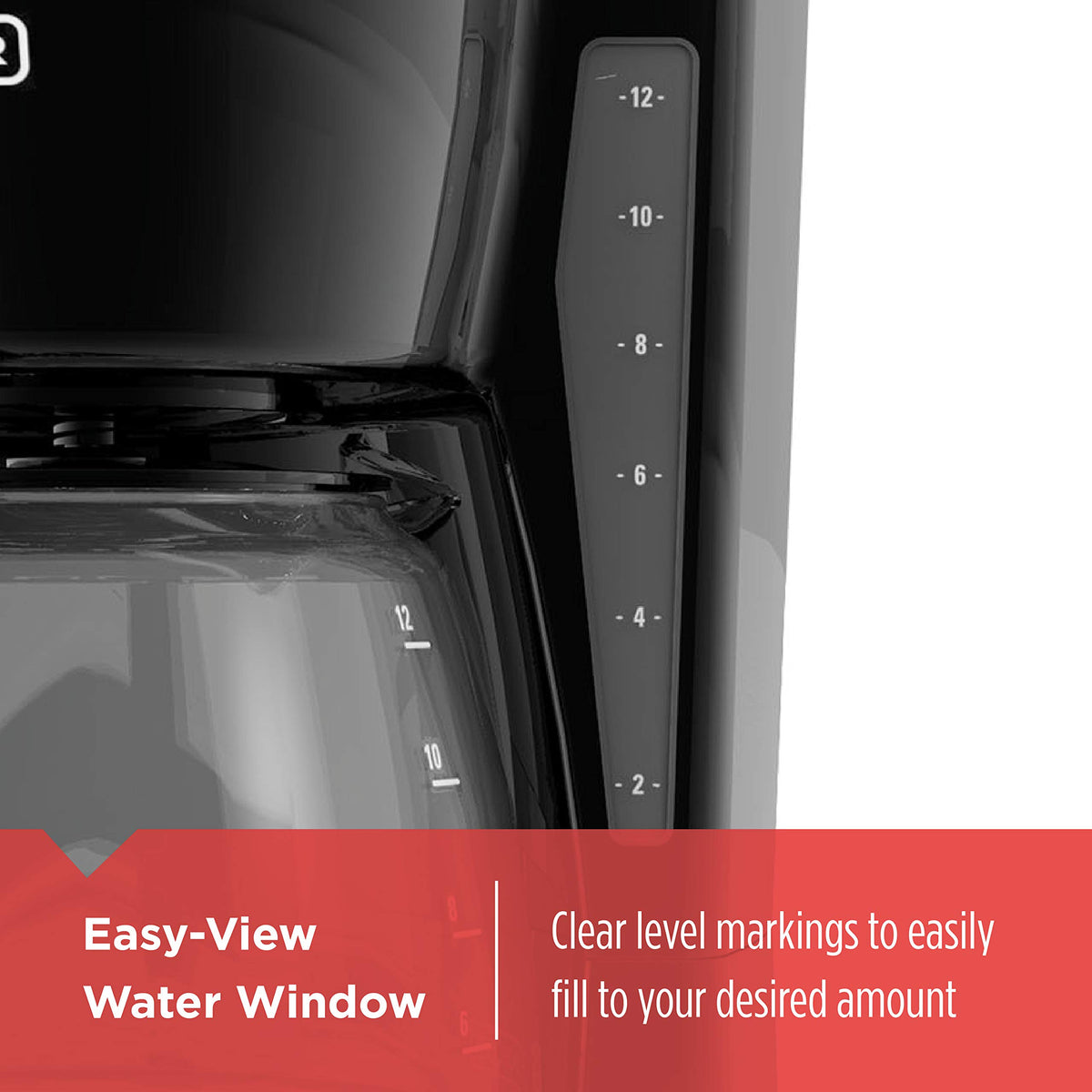 12-Cup Drip Coffee Maker – Vortex Brewing, Programmable Coffee Machine