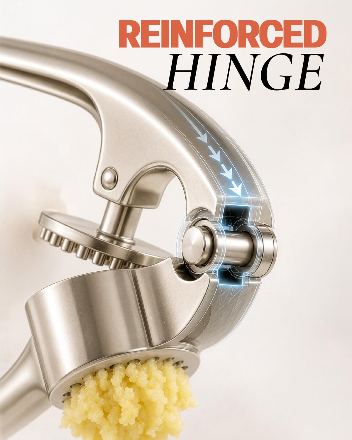 Premium Garlic Press & Mincer Set – Easy-Squeeze, Easy-Clean